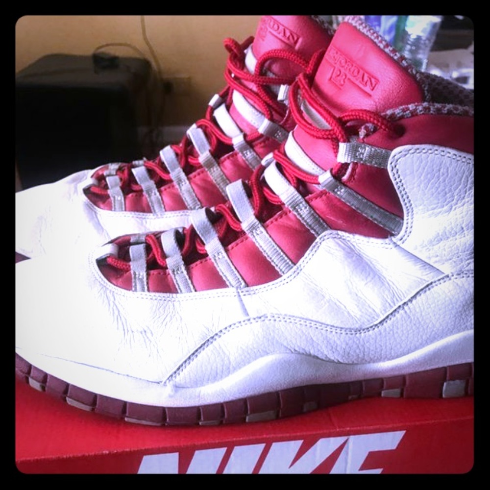 2005 Air Jordan 10 Retro “Red Steel” Size 15